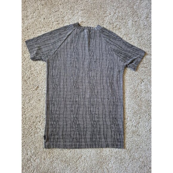 VTG Y.M.L.A Women's Artsy Size S Crew Neck Short Sleeve Shirt Futuristic - Picture 4 of 5